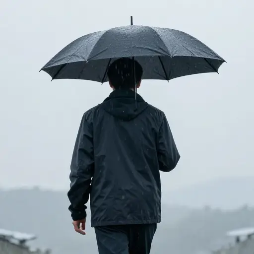 我遇上了下雨。