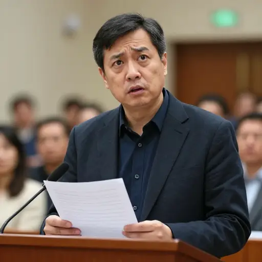 在某个时刻，他似乎完全忘记了自己在说什么。