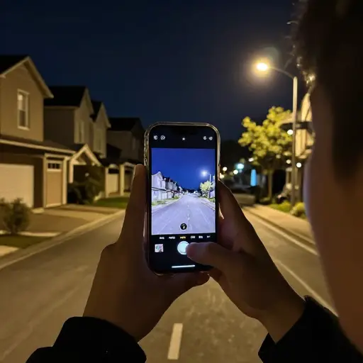 天黑后拍照时试试夜景模式。