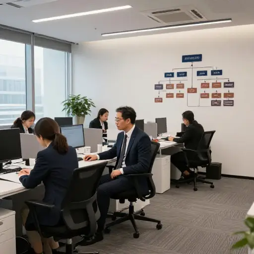 这个组织内部存在严格的企业等级制度。