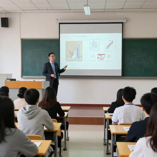 他正在大学里讲授现代艺术。