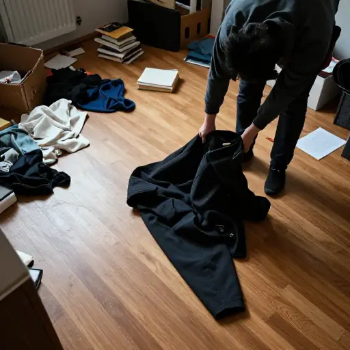 他那种把东西扔在地板上的粗心大意让我很恼火。