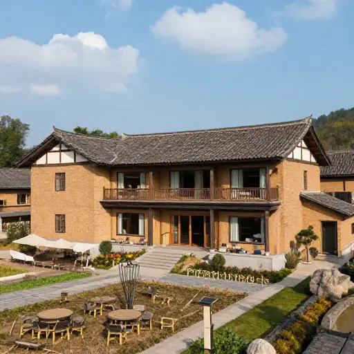 我计划按照村庄的传统建筑风格建造一家新酒店。