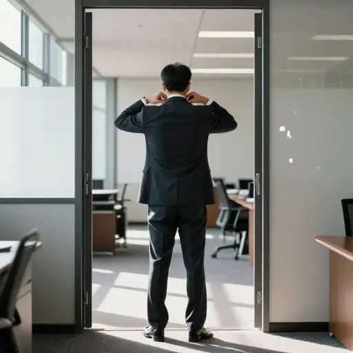 他是打算辞职还是提前退休？