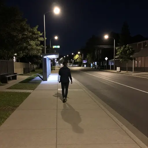 我错过了最后一班电车，所以只能走路回家。