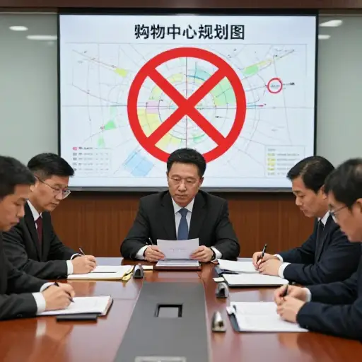 市议会阻止了新建购物中心的计划。
