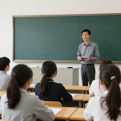 这位教授鼓励学生培养求知欲。
