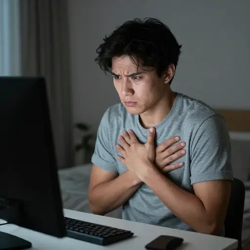 他的极度敏感让他把每句评论都当成是针对个人的。