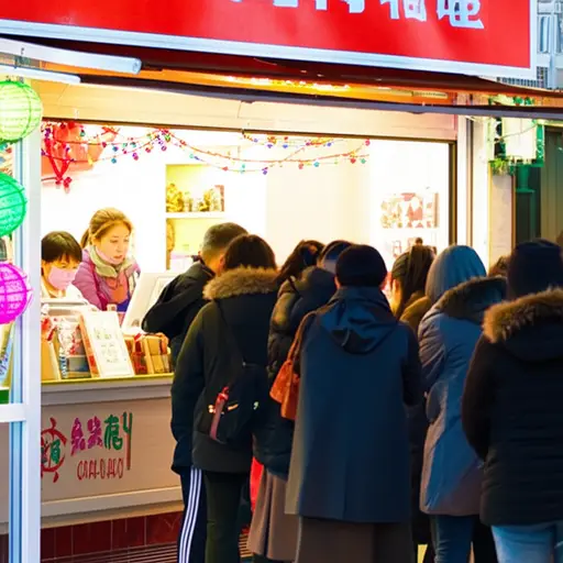 这家小店在节日期间变得非常赚钱。