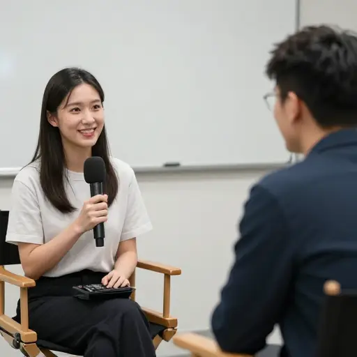 作为一名记者，能获得对那位导演的独家采访是一个莫大的殊荣。