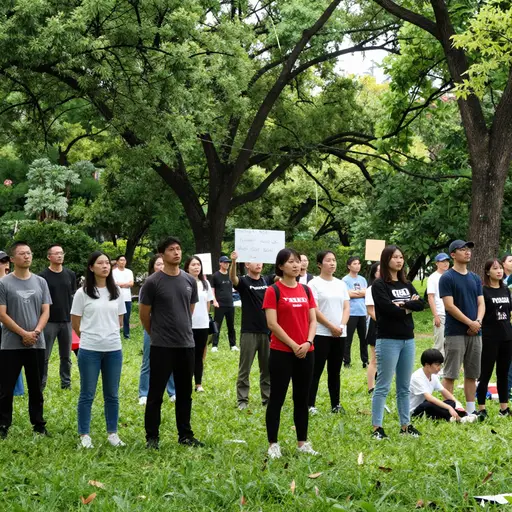 活动家们正在为拯救这座公园而抗争。