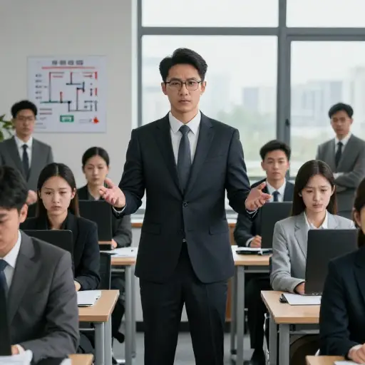 危机发生时，是经理告诉大家要冷静下来，按照应急计划行事。