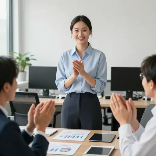 他凭借出色的业绩迅速晋升为部门经理。