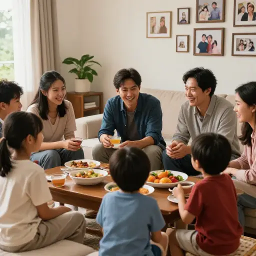 他们需要与亲戚和朋友生活在一个友好的环境中。