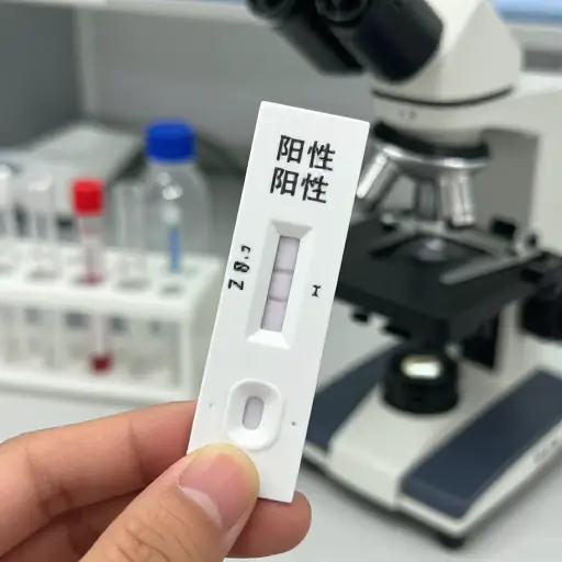 抗体检测呈阳性表明过去接触过该病毒。