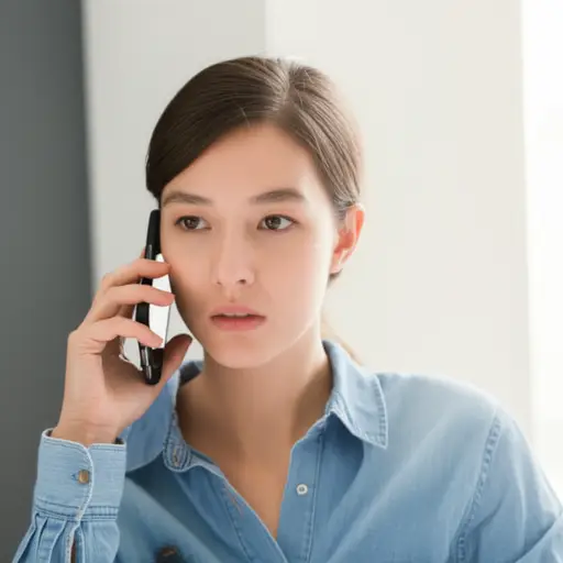 她只说了声"再见"就挂断了电话。