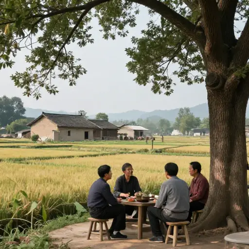 传统价值观深深植根于农村社区的组织方式中。