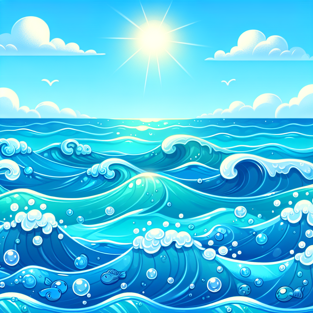 蓝色的大海