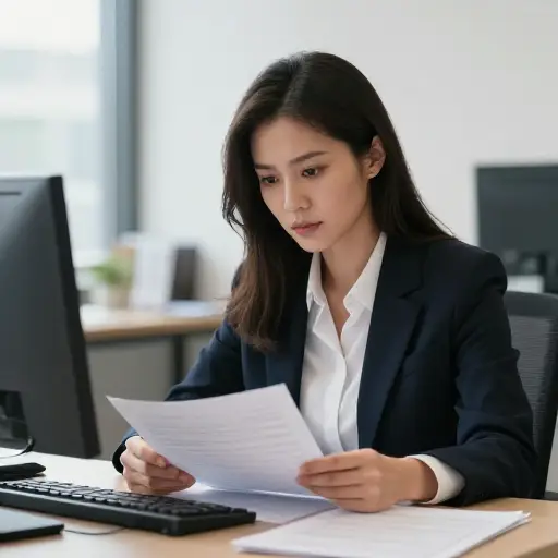 因此，她仔细而精确地履行她的职责。