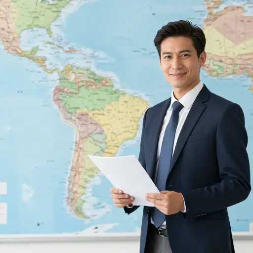 该公司在南美洲有一位代表。
