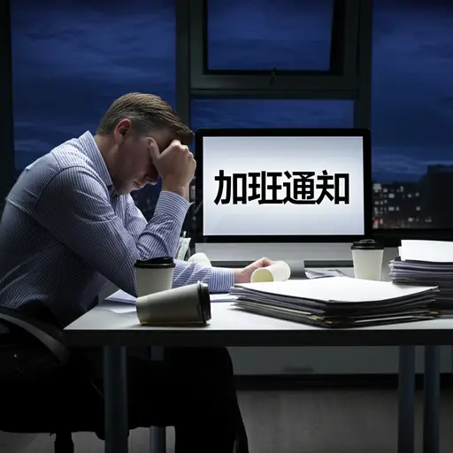 连续加班两周后，老板今天又要求周末加班，这真是压垮骆驼的最后一根稻草。