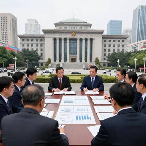 政府正在努力确保经济稳定。
