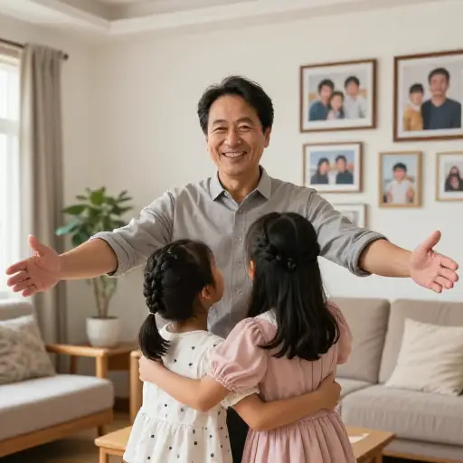 他对家人的爱根深蒂固。