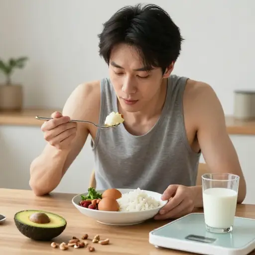 生病之后，我需要增加一些体重。