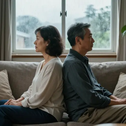 他们的婚姻经历了一个动荡的阶段，经常有分歧。