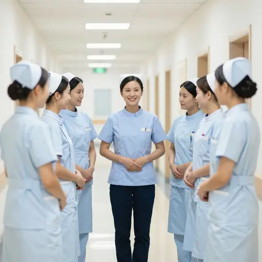 今年医院的护士招聘人数比去年增加了20%。