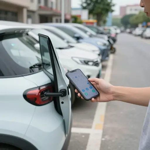 他们引入了一个系统，让人们共享汽车。