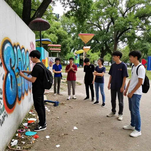 例如，故意破坏行为在青少年中非常普遍。