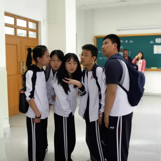 学校里流传着他考试作弊的传言。