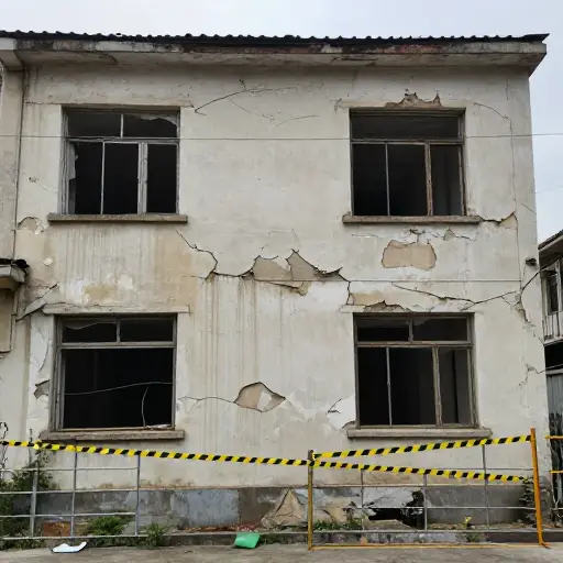 这座建筑不安全。