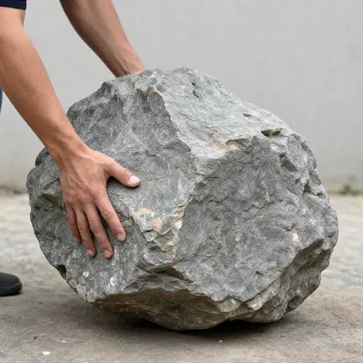这块石头很重。