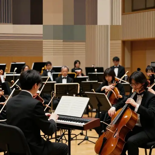 这张专辑融合了古典音乐和电子乐。