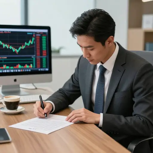 他购买了这家科技公司的大量股份。