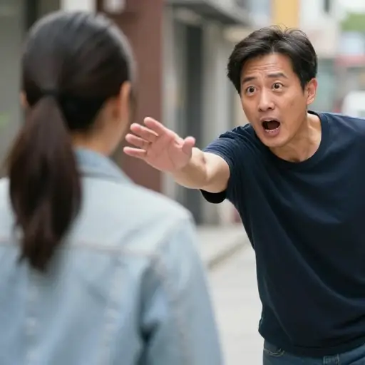 "别走！"他脱口而出。