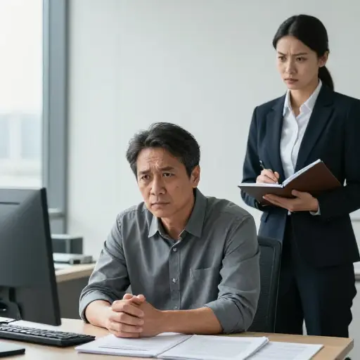 他对税务问题总是采取回避态度，引起了调查人员的怀疑。
