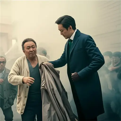 他的高贵体现在危急时刻仍能保持冷静和慷慨。