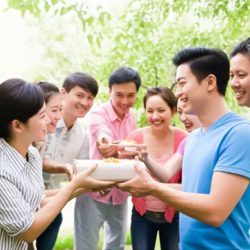 他的慷慨行为营造了一种友好的氛围。