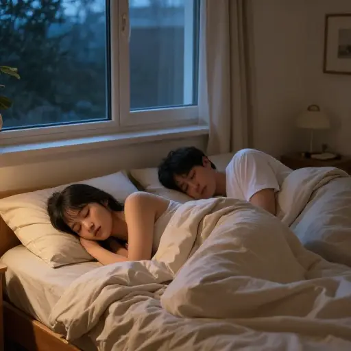 那晚我们睡得很舒服。