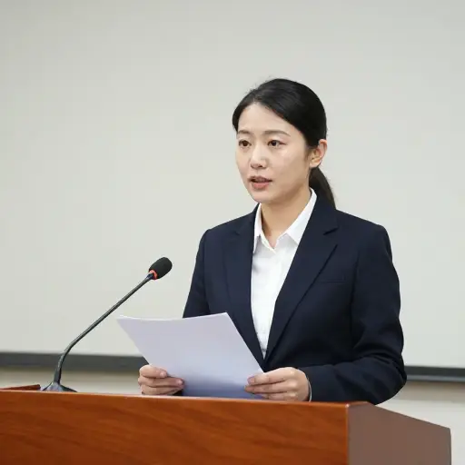 发言人宣读了一份事先准备好的声明。