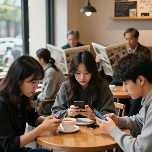 中国的年轻人比老一辈更了解全球事件。