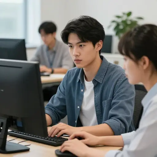 这段实习让他可以在投身其中之前，体验一下一份潜在的职业。