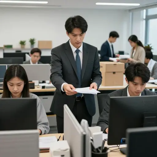 最近的企业亏损导致了一轮裁员。