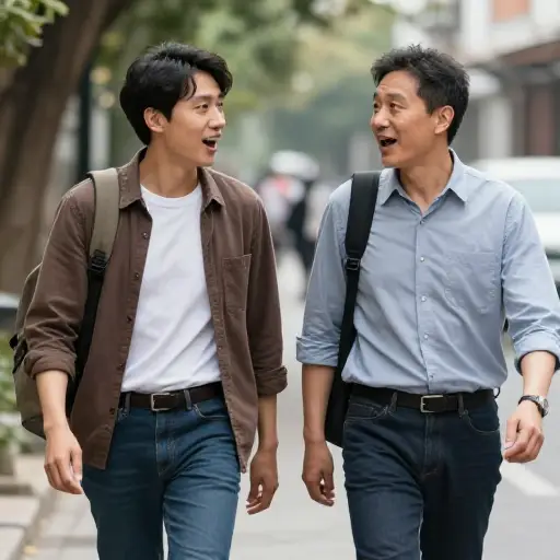 我们一路上兴奋地谈论着这件事。