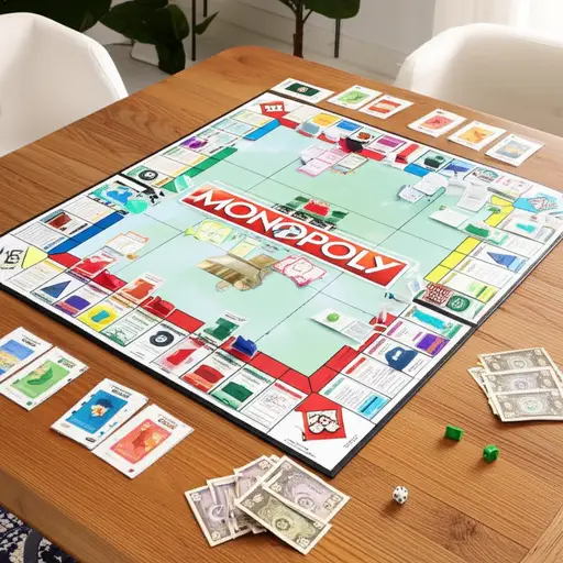 我最喜欢的棋盘游戏是《大富翁》。