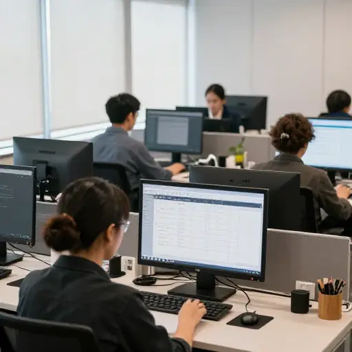 许多员工选择弹性工作时间。