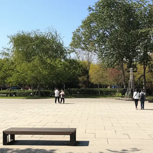 公园里人很少。